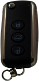 Flip key with 3 buttons for Bentley 