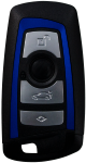 SMART CARD für BMW 4 Tasten 433 Mhz blau