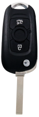 Flip key with 3 Buttons for  OPEL / Vauxhall (433 MHz)