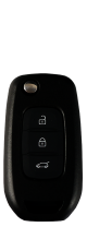 Flip remote key for Renault with 3 buttons for Captur Megane 3