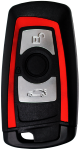 3 buttons replacement shell for BMW F-series (red)