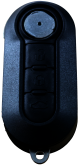 flip key shell for FIAT black version