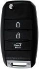 Schlüsselgehäuse für Kia / Hyundai mit 3 Tasten