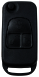 Klappschlüsselhülle für Mercedes Benz mit drei Knöpfen (HU64)