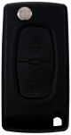 Klappschlüssel mit 2 Tasten für Peugeot (433 MHz) 