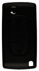 Klappschlüssel mit 3 Tasten für Peugeot (433 MHz)