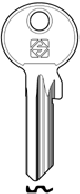Schlüsselrohling TO30RX - Stahl