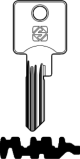 Schlüsselrohling TO52 für TOK-Winkhaus, Biffar, Fichet