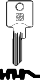 Schlüsselrohling TO57 für TOK-Winkhaus, Biffar, Fichet