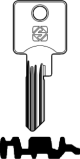 Schlüsselrohling TO60 für TOK-Winkhaus, Biffar, Fichet