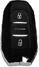 Silca Autoschlüsselrohling VA-P36 für Peugeot, Citroen, Opel