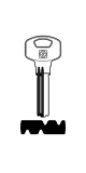 Silca Bohrmulden- / Schlüsselrohling YA103R für YALE in Messing