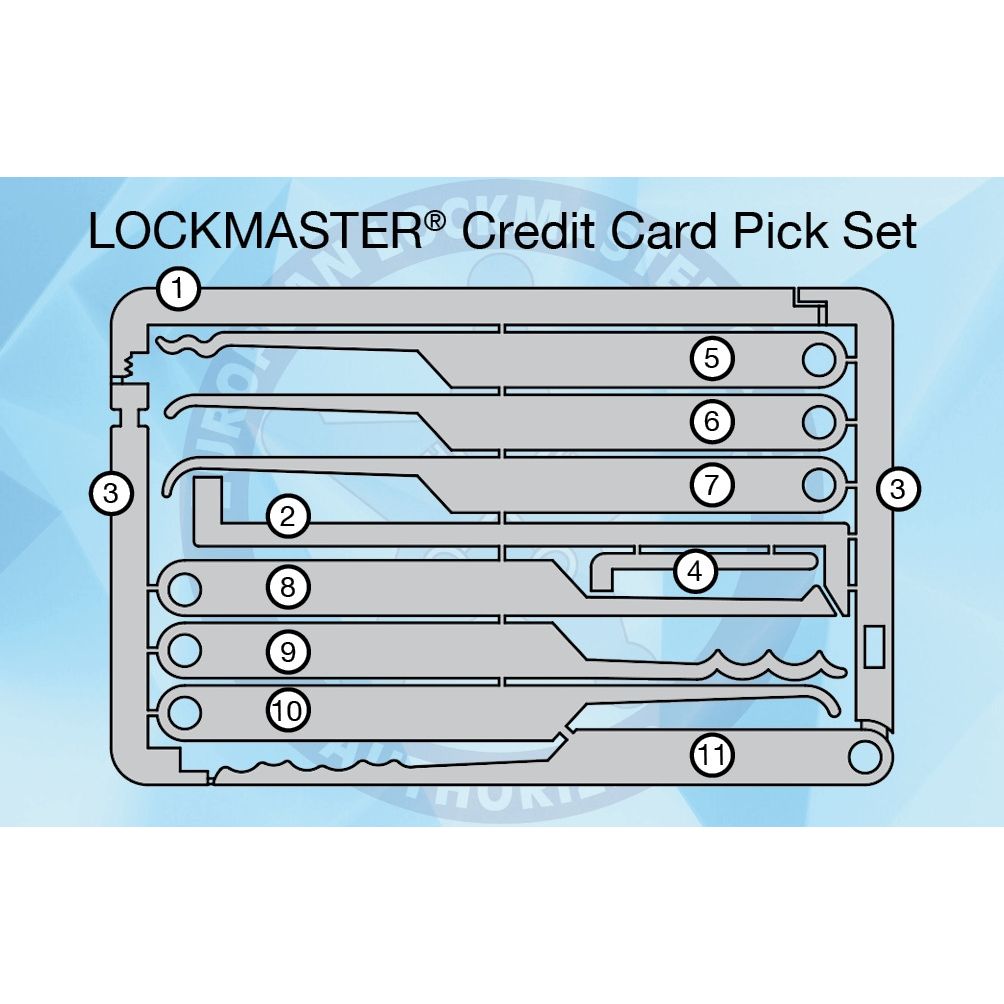 Lockmaster® Kreditkarten Pick Set V2 