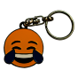 Smiley keychain emoji laughing "ROFL" stable