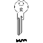 Schlüsselrohling AKR11R für ANKERSLOT