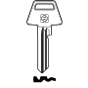 Schlüsselrohling ASS175R für ASSA (UL) - Messing