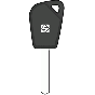 SILCA Look-A-Like car key shell DAT17TE 