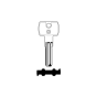 Silca Bohrmulden- / Schlüsselrohling DM159 für DOM in Neusilber