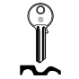 Schlüsselrohling für EVVA EV2 - Stahl