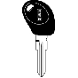 Key with T5 transponder for FIAT