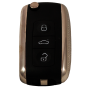 Flip key for BMW with 3 buttons Chrome