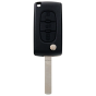 Klappschlüssel mit 3 Tasten für Peugeot (433 MHz)