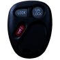 Key shell for external Chevrolet remotes