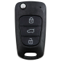 Flip key shell with 3 buttons for new Hyundai models