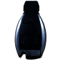 Key shell for Mercedes Benz Chrome Infrared keys (flat version) including battery holder