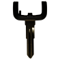 Wide key head for OPEL remote control key (HU46 profile)