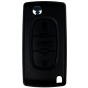 Flip key shell for Peugeot with  3 buttons and HU83 profile