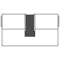 Double profile cylinder