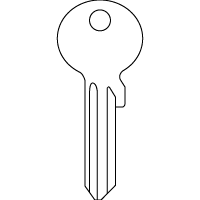 Eingeschnittene Schlüssel
